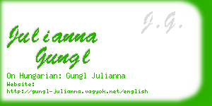 julianna gungl business card